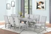 New Classic D2442-10 Fiona - Rectangle Dining Table - Mist Gray