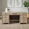 Liberty Furniture 780-HO-JED Proximity Place - Jr Executive Desk - Barley Buff