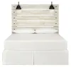 Ashley Furniture B192-57 Cambeck - Queen Panel Headboard - Whitewash