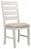 Ashley Furniture D394-01 Skempton - Dining UPH Side Chair (Set of 2) - White