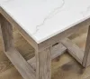 Ashley Furniture T789-2 Loyaska - Square End Table - Brown / Ivory