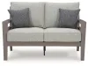 Ashley Furniture P564-835 Hillside Barn - Loveseat W/Cushion - Gray / Brown