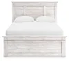 Ashley Furniture PCB1171B7 Makidern - Queen Panel Storage Bed With 2 Under Bed Storage Units - Whitewash