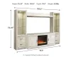 Ashley Furniture W331W5 Ashley Furniture W331W5 Bellaby - 5 Pc. - Entertainment Center - 63