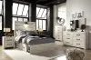 Ashley Furniture B192B34 Cambeck - Full Panel Bed With 4 Storage Drawers - Whitewash