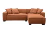 Intercon SY-SC-CRTRAF-RST-RAF Intercon SY-SC-CRTRAF-RST-RAF Carter - Right Side Facing Chaise - Aumerry New Buck Rust