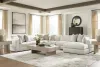 Ashley Furniture PC66004S15 Ashbourne Estate - 6-Piece Sectional With RAF Corner Chaise - Snowstone