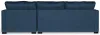 Jackson Furniture Industries 2223/63/76-68 Jackson Furniture Industries 2223/63/76-68 Jetson - 2 Piece Sofa / RSF Chaise With Comfort Coil Seat Cushions And 4 Included Accent Pillows - Nile