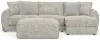 Jackson Furniture Industries 2306/63/76/28-01 Jackson Furniture Industries 2306/63/76/28-01 Bucktown - 2 Piece Sofa / RSF Chaise With Extra Thick Cuddler Seat Cushions & Cocktail Ottoman - Parchment