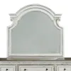 Liberty Furniture 244-BR-DM Magnolia Manor - Dresser & Arched Mirror - Antique White