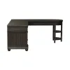 Liberty Furniture 879-HO-LSD Harvest Home - L Shaped Desk Set With Hutch - Chalkboard