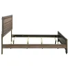 CoasterEveryday 204191KW Kauffman - Wood California King Panel Bed - Washed Taupe
