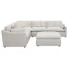 Coaster Fine Furniture 551451-SET Hobson - 6 Piece Upholstered Modular Sectional Sofa - Ivory