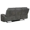Coaster Fine Furniture 603191 Raelynn - Upholstered Track Arm Motion Sofa - Gray