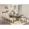 Furniture of America CM3014T-TABLE Julia - Dining Table - Light Oak / Beige
