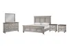 New Classic 00-2114-35N New Classic 00-2114-35N Mariana - 5/0 Queen 5 Piece Bedroom Set (Bed & Dresser & Mirror & 2 Nightstands) - Gray