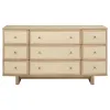 Coaster Fine Furniture 225043 Kailani - 9-Drawer Dresser Cabinet - Beige Oak