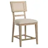 Coaster Fine Furniture 109389 Kailani - Radio Weave Cane Counter Dining Side Chair (Set of 2) - Beige Oak