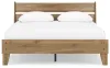 Ashley Furniture EB1866B3 Ashley Furniture EB1866B3 Deanlow - Queen Platform Panel Bed - Honey