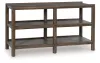 Ashley Furniture T669-4 Kallenny - Sofa Table - Brown / Gray