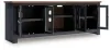 Ashley Furniture W664-68 Wildenauer - XL TV Stand With Fireplace Option - Brown / Black