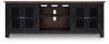 Ashley Furniture W664-68 Wildenauer - XL TV Stand With Fireplace Option - Brown / Black
