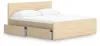 Ashley Furniture EB9632B24 Ashley Furniture EB9632B24 Onita - King Panel Platform Bed With 2 Side Storage - Natural