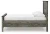 Ashley Furniture B4480B24 Ashley Furniture B4480B24 Frandern - Full Panel Bed With Storage - Black / Gray