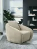 Ashley Furniture A3000782 Yahya - Swivel Accent Chair - Pebble