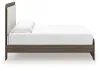 Ashley Furniture PCB1108B8 Kendanport - King Upholstered Bed - White / Brown