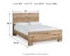Ashley Furniture B1050B10 Ashley Furniture B1050B10 Hyanna - King Panel Bed - Tan