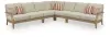 Ashley Furniture P801P12 Ashley Furniture P801P12 Clare View - 5-Piece Outdoor Sectional - Beige