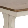 Liberty Furniture 652-OT1010 Farmhouse Reimagined - Rectangular Cocktail Table - Antique White / Chestnut Tops
