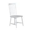 Liberty Furniture 224-C4000S-W Capeside Cottage - Spindle Back Side Chair - White (RTA)