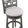New Classic S1701-BS-GRY New Classic S1701-BS-GRY Gia - Swivel Barstool - Gray