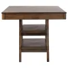 CoasterEssence 115208 Dewey - Rectangular Counter Height Dining Table - Walnut