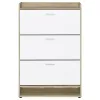 CoasterEveryday 950403 Denia - 3-Tier Engineered Wood Shoe Cabinet - White