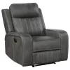 Coaster Fine Furniture 603193 Raelynn - Upholstered Track Arm Recliner - Gray