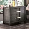 Furniture of America CM7580GY-N Berenice - Nightstand - Gray