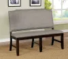 Furniture of America CM3911BN Teagan - Bench - Dark Walnut / Gray