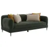 Coaster Fine Furniture 509131-S2 Jade - 2 Piece Chenille Upholstered Sofa Set - Green