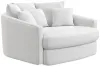 Jackson Furniture Industries 71009-1400/21 Jackson Furniture Industries 71009-1400/21 Matty - Round Accent Cuddle Chaise - White