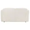 Coaster Fine Furniture 509812 Dorset - Fabric Upholstered Round Track Arm Loveseat - White
