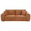 Coaster Fine Furniture 504951 Burnett - Chenille Upholstered Wide Arm Sofa - Burnt Orange
