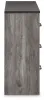 Ashley Furniture B1290-31 Bronyan - Six Drawer Dresser - Dark Gray