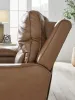 Ashley Furniture PCU6260647 DeepWakes - 2 Seat Power Reclining Sofa Adjustable Headrest - Caramel
