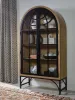 Ashley Furniture A4000704 Gwenwich - Accent Cabinet - Natural / Black
