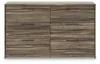 Ashley Furniture PCB2005-31 Elbrim - Six Drawer Dresser - Brown