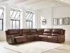 Ashley Furniture PCU62607S36 Ashley Furniture PCU62607S36 DeepWakes - 6-Piece Power Reclining Sectional With Storage Console - Canyon