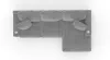 Jackson Furniture Industries 3045/63/76-18 Jackson Furniture Industries 3045/63/76-18 Comfrey - 2 Piece Sofa / RSF Chaise - Moonstruck
